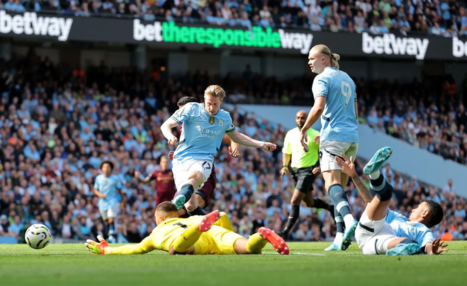 Kết quả bóng đá Man City với Ipswich: Sức mạnh tuyệt đối - 3