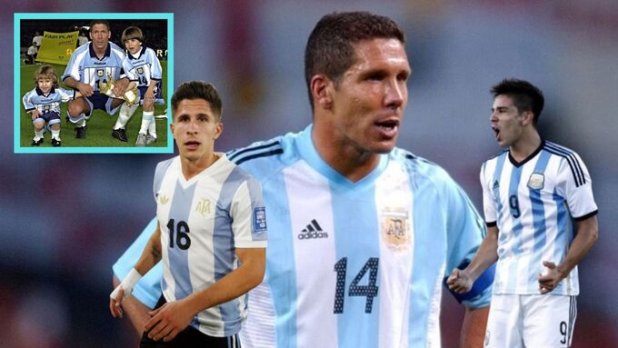 Cha con nhà Simeone thiết lập cột mốc lịch sử cùng ĐT Argentina - 1